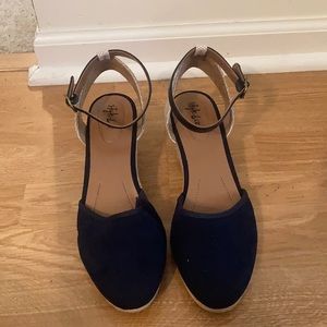 Style & company Black espadrilles Wedge sandals